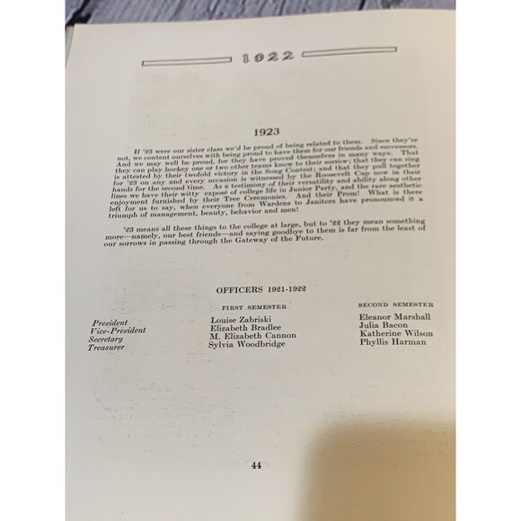 1922 Vassar College Vassarion Yearbook Poughkeepsie, NY‎ Volume 34-GREAT ANTIQUE - Picture 9 of 16
